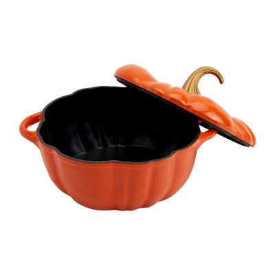 Smith & Clark Cast Iron Pumpkin Harvest 4-qt. Dutch Oven