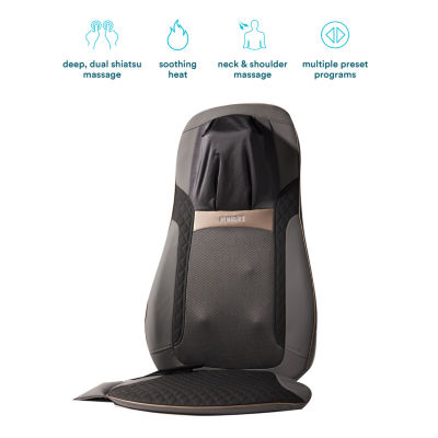 Homedics shiatsu elite 2024 massage cushion with heat