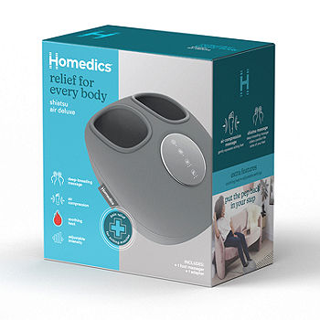 HoMedics Shiatsu Foot Massager with Heat FMS-157HJ, Color: Silver - JCPenney