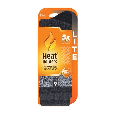 Heat Holders  Lite Starling Mens 1 Pair Crew Socks