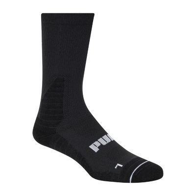 PUMA Basketball 3 Pair Crew Socks Mens