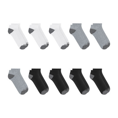 Skechers 10 Pair Quarter Ankle Socks Mens