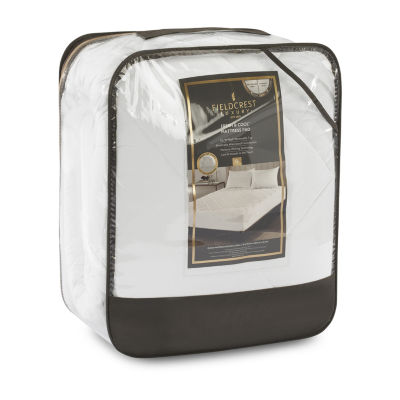 Fieldcrest Cooling Mattress Pad with Zip Off Top