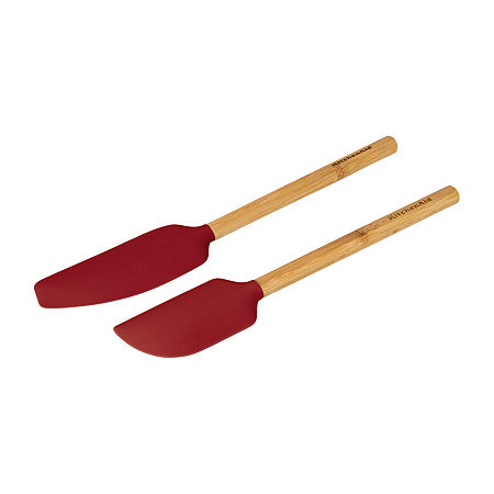 KitchenAid Bamboo 2-pc. Spatula Set, One Size, Red