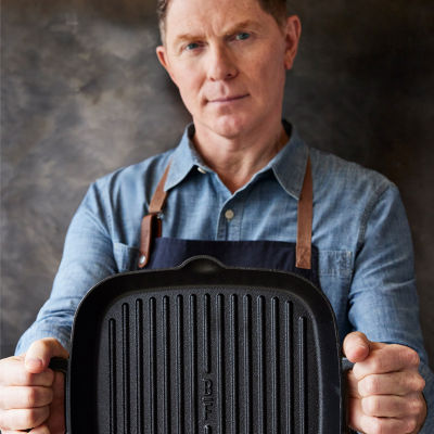 Bobby Flay Cast Iron 11" Square Grill Pan