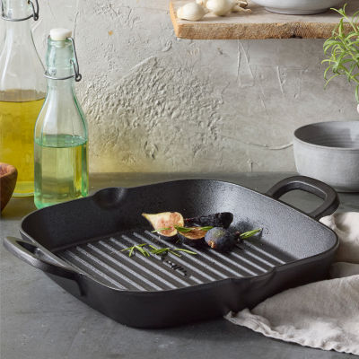 Bobby Flay Cast Iron 11" Square Grill Pan