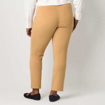 Stylus Womens Plus Slim High Rise Pant