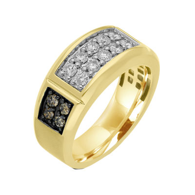 Mens CT. T.W. Natural Diamond 10K Gold Fashion Ring