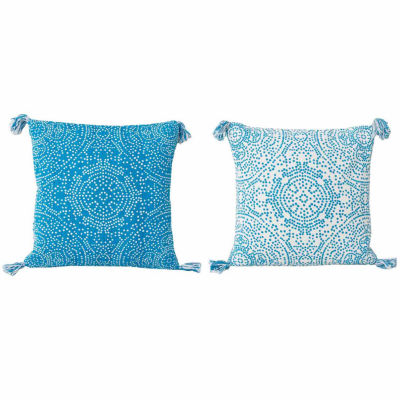 Thro by Marlo Lorenz Reversible Kerra Dot Throw Pillow