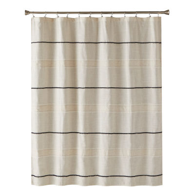 Saturday Knight Neutral Nuances Frayser Shower Curtain
