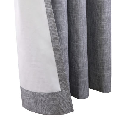 Thermaplus Maya Grommet Top Energy Saving 100% Blackout Single Curtain Panel