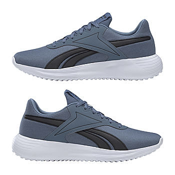 Reebok Lite 3.0 Mens Running Shoes, Color: Blue Black White -