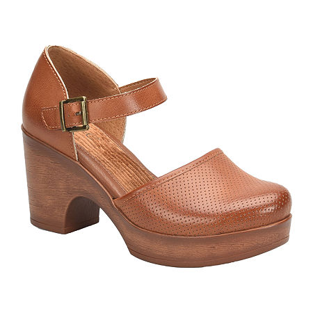 70s Shoes, Platforms, Boots, Heels | 1970s Shoes Boc Womens Gia Round Toe Mary Jane Shoes 7 Medium Brown $59.99 AT vintagedancer.com