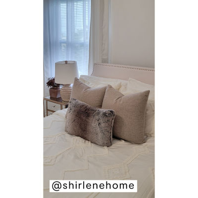 Loom + Forge Tipped Fur Lumbar Pillow