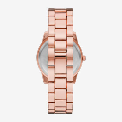 Ladies Boxed Sets Womens Crystal Accent Rose Goldtone 5-pc. Watch Boxed Set Fmdjset340