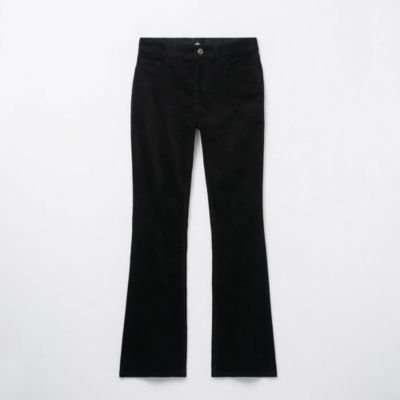 St. John's Bay Womens Mid Rise Bootcut Corduroy Pant - Tall