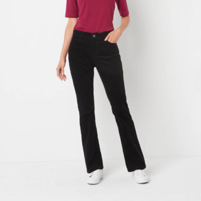 St. John's Bay Womens Tall Mid Rise Bootcut Corduroy Pant