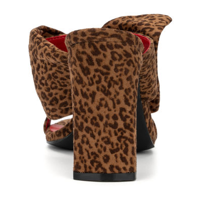 New York & Company Gerri Womens Square Open Toe Block Heel Pumps