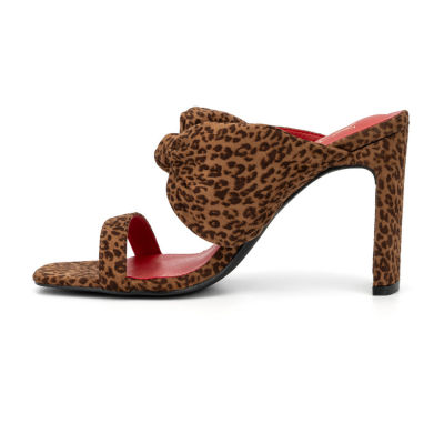 New York & Company Gerri Womens Square Open Toe Block Heel Pumps