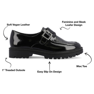 Journee Collection Womens Azula Moc Closed Toe Loafers