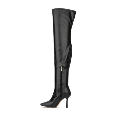 New York & Company Womens Natalia Stiletto Heel Over the Knee Boots