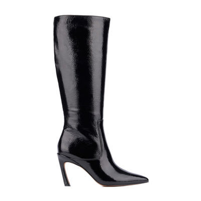 New York & Company Womens Krystelle Stiletto Heel Over the Knee Boots