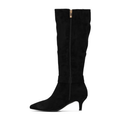 New York & Company Womens Paula Stiletto Heel Over the Knee Boots
