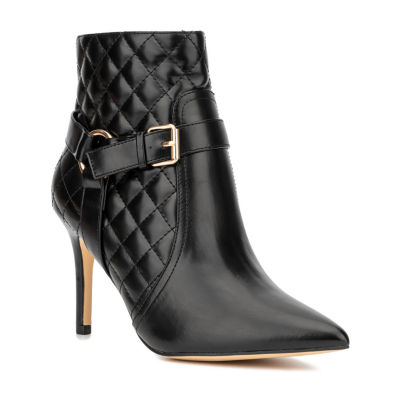 New York & Company Womens Magdalena Stiletto Heel Chelsea Boots