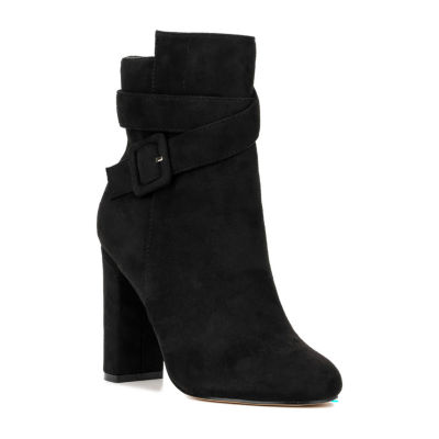 New York & Company Womens Luella Block Heel Booties