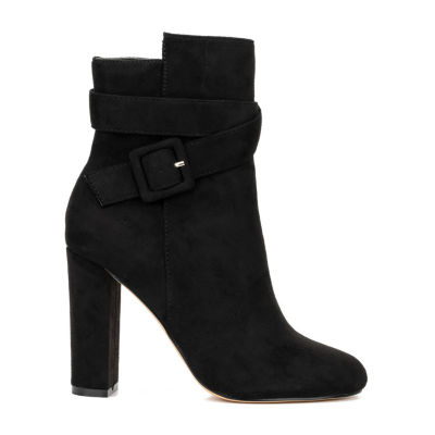 New York & Company Womens Luella Block Heel Booties