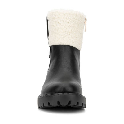 New York & Company Womens Nelli Block Heel Booties