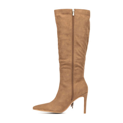 New York & Company Womens Mazikeen Stiletto Heel Over the Knee Boots
