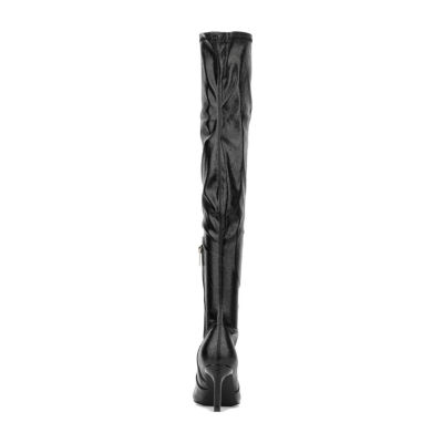 New York & Company Womens Xena Stiletto Heel Over the Knee Boots