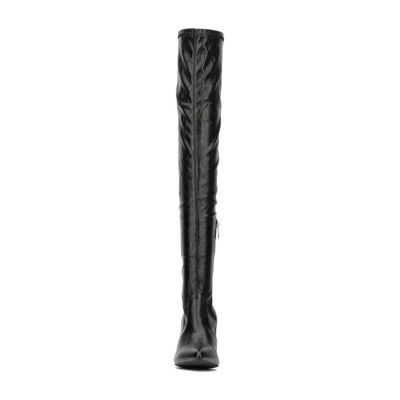 New York & Company Womens Xena Stiletto Heel Over the Knee Boots