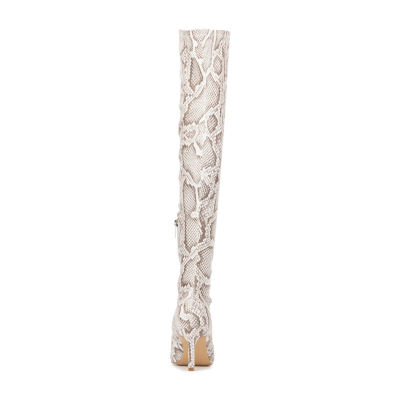 New York & Company Womens Xena Stiletto Heel Over the Knee Boots
