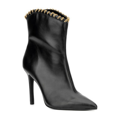 New York & Company Womens Deborahie Stiletto Heel Chelsea Boots