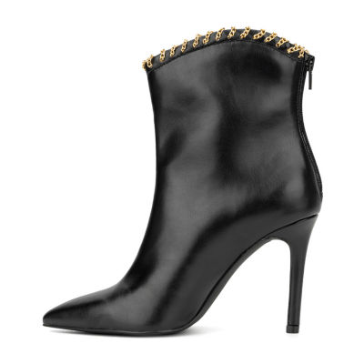 New York & Company Womens Deborahie Stiletto Heel Chelsea Boots