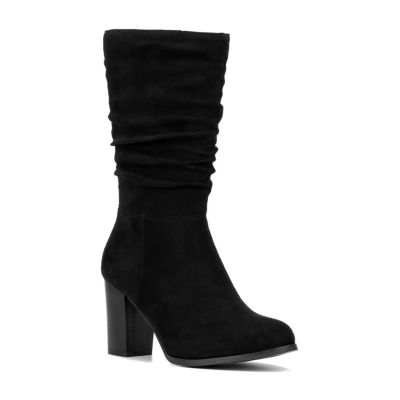 New York & Company Womens Amena Stiletto Heel Over the Knee Boots