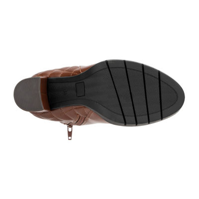 New York & Company Womens Emmalynnie Block Heel Booties