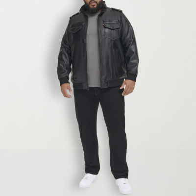 Levi's® Faux Leather Bomber Jacket Big and Tall