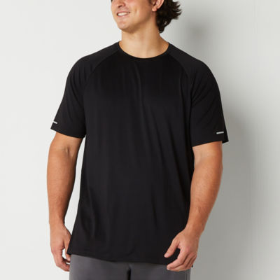 Xersion Men's Shirt Medium Long Sleeve Pullover Quick Dri Train Gray Black