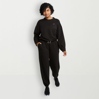 Champion Womens Mid Rise Tapered Sweatpant