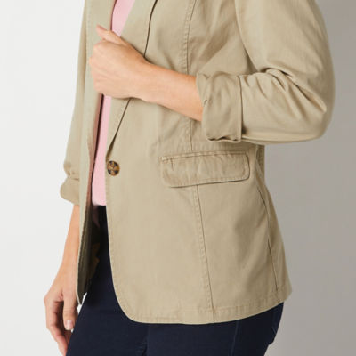 St. John's Bay Womens Fitted Blazer