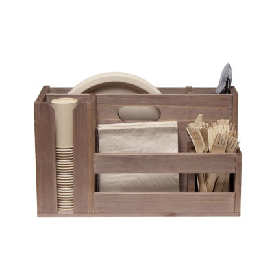 All the Rages Elegant Designs Wood Flatware Utensil Holders