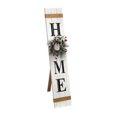 All the Rages Elegant Designs Seasonal Wooden "Home" Porch Sign