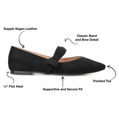Journee Collection Aizlynn Womens Pointed Closed Toe Ballet Flats