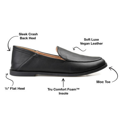 Journee Collection Womens Corinne-Wd Moc Closed Toe Loafers-Wide Width