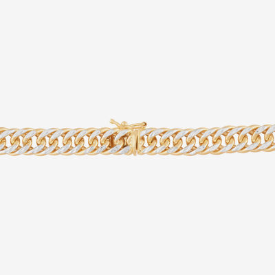 Mens 14K Gold 24 Inch Curb Chain Necklace