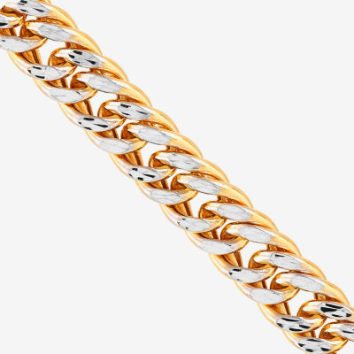 14K Gold Inch Hollow Curb Chain Necklace