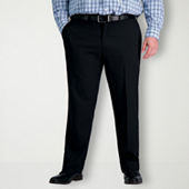 IZOD Big & Tall Sportflex Waistband Stretch Flat Front Chino Pant-JCPenney